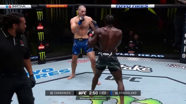 UFC Jared Cannonier Vs Sean Strickland Full Fight - MMA Fighter