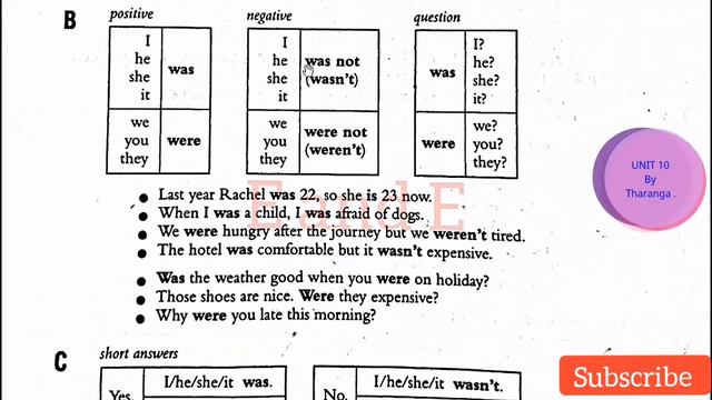 was and were | Be verbs | past tense | essential english grammar | Raymond Murphy |සිංහලෙන් Unit 1 смотреть онлайн