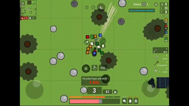 mobile surviv.io gameplay смотреть онлайн