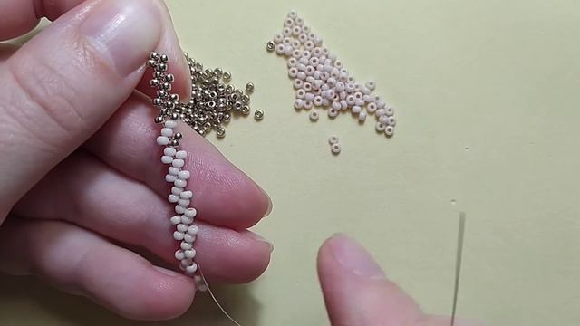 Серьги из бисера - палочки - мозаичное плетение. Beaded earrings - sticks - mosaic weaving. смотреть онлайн