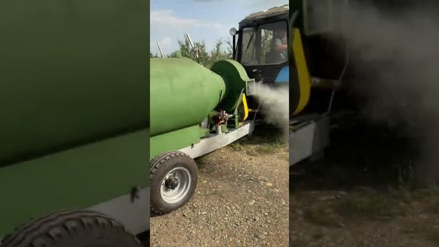 Передвижной опрыскиватель и генератор тумана смотреть онлайн