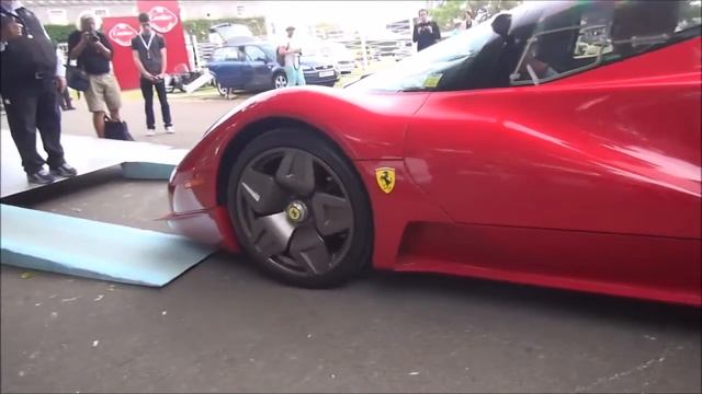 1of1 Ferrari P4/5 by Pininfarina worth $4m Start up and Loud V12 Revs смотреть онлайн