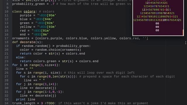 python Christmas tree смотреть онлайн