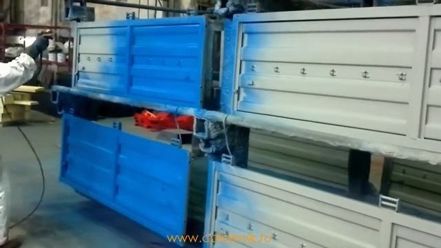 Покраска прицепа краской Teknos аппаратом Xtreme 70 смотреть онлайн