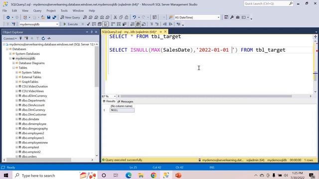 ४९. Copy Incremental data within Azure SQL DB – Single source смотреть онлайн
