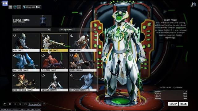 How to equip a frame in Warframe смотреть онлайн