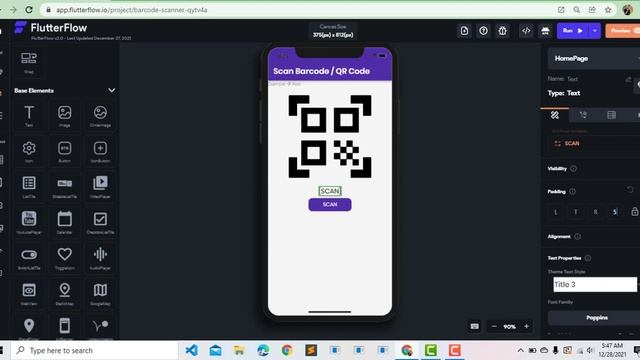 FlutterFlow - Scan Barcode or QR Code - Simple смотреть онлайн