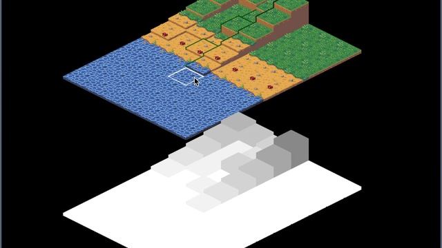 Isometric Rendering, Mouse Positioning Demo - Love2D смотреть онлайн