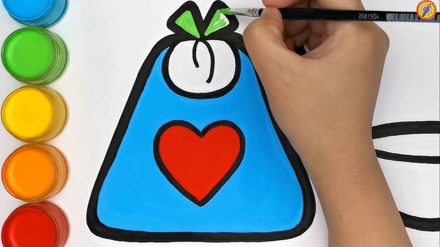 Menggambar Dan Mewarnai Celemek Bayi, Sendok dan Mangkuk Untuk Anak-anak | Ara Plays Art смотреть онлайн