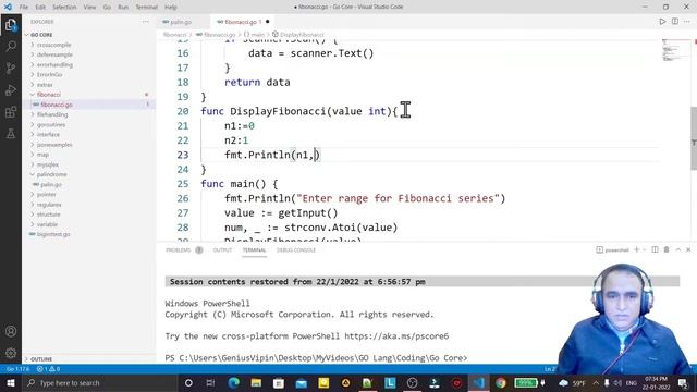 Golang Tutorials -38- Golang Fibonacci Series Implementation | Dr Vipin Classes смотреть онлайн