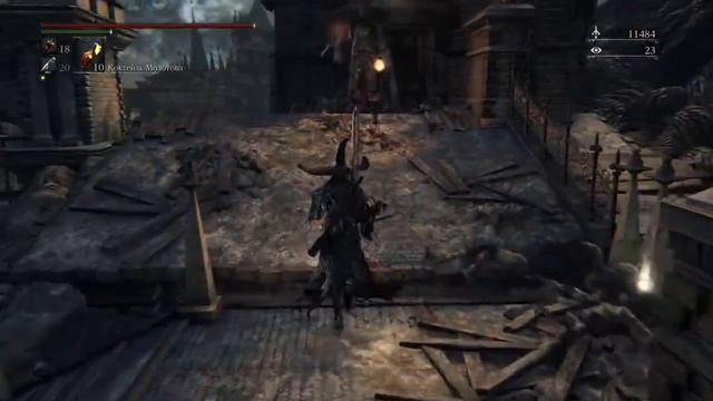 Bloodborne. Мини-босс: Чудовищный охотник с гремучим молотом. Кошмар охотника смотреть онлайн