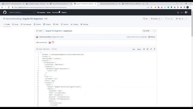 How to deploy Angular app to Azure app service using CI/CD pipeline from GIT repo | Angular | LSC смотреть онлайн
