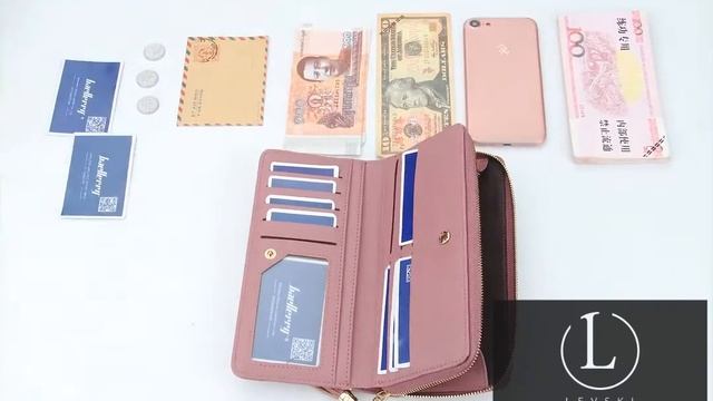 Женский кошелек в горошек Baellerry N5520 | Обзор смотреть онлайн