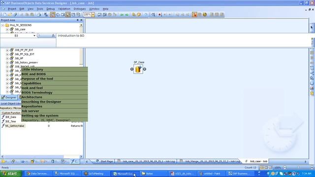 Day1 SAP BODS 4 0 CLASS смотреть онлайн