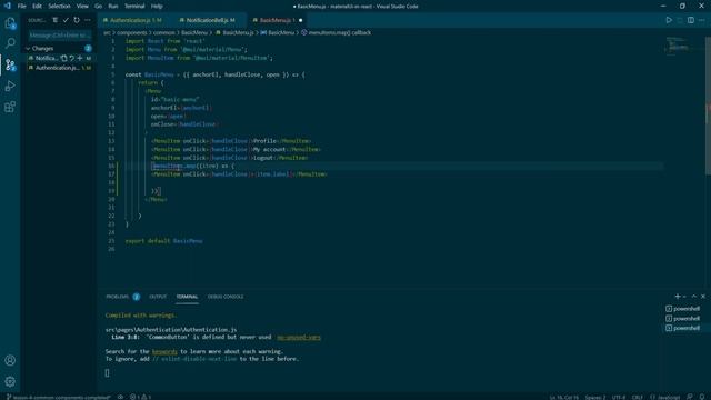 Material UI in React #4 - Header - adding notification component, reusable menu and much more! смотреть онлайн