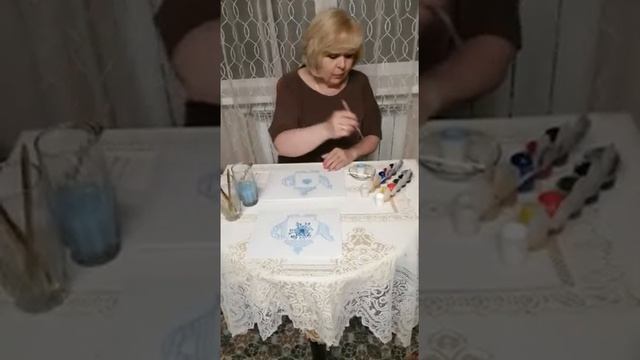 Рисование Гжельская роспись Курнаева В Е смотреть онлайн