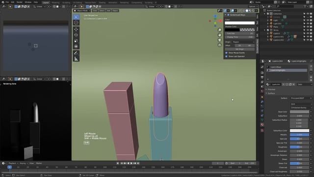 Lipstick - 3D Makeup Modeling - Detailed Tutorial - Blender 2.8
