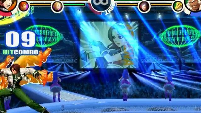 Gai + EX Kyo Tag Combo - The King of Fighters XI (PS2) Improved смотреть онлайн