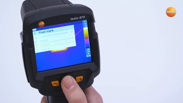 Testo 865, 868, 871 & 872 - STEP 4: Setting pixel marking смотреть онлайн