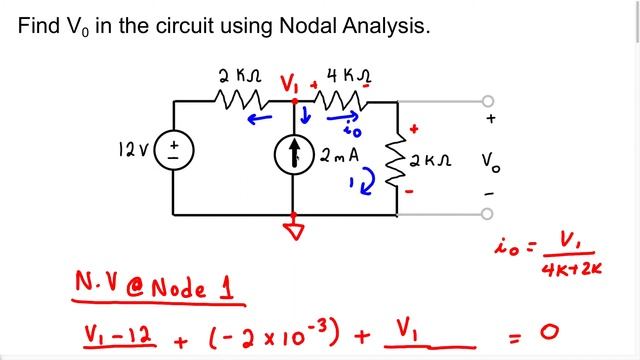 Node Voltage Method (Problem #11) смотреть онлайн