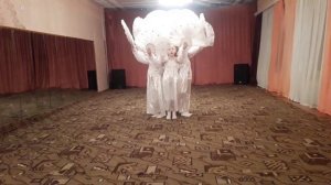 Танец с веерами "Голубка". Дети.          (репетиция в костюмах)