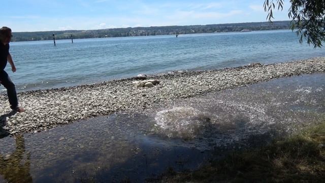 Sony FDR AX 53 nur mal so Zeitlupe 100 FPS am Bodensee Full HD смотреть онлайн