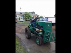 Покатушки на мини тракторе