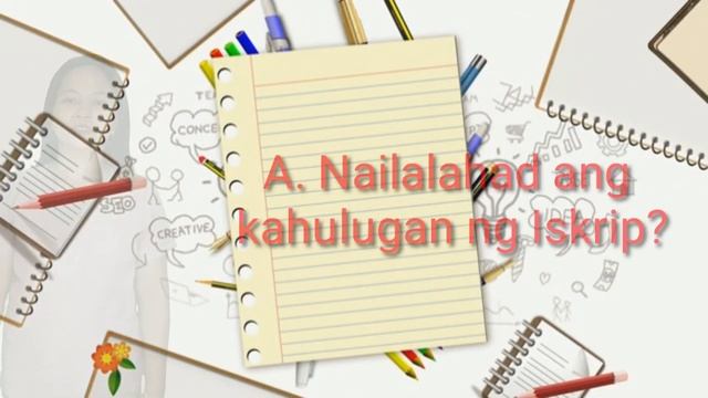 PAGSULAT NG ISKRIP | FILIPINO 7 смотреть онлайн
