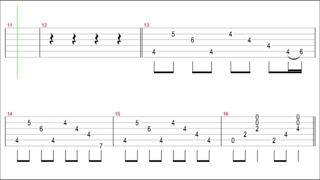 Skid Row - 18 And Life Guitar Solo Tab+BackingTrack смотреть онлайн
