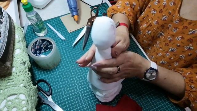 По вашим просьбам. Кукла в народном стиле своими руками с элементами "лоскутного шитья". 1 часть. смотреть онлайн