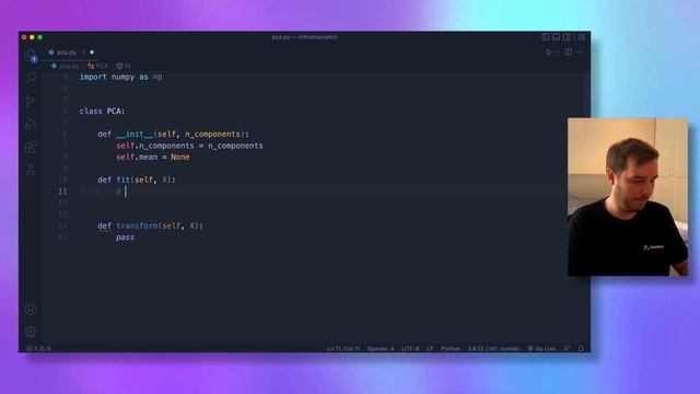 How to implement PCA (Principal Component Analysis) from scratch with Python смотреть онлайн