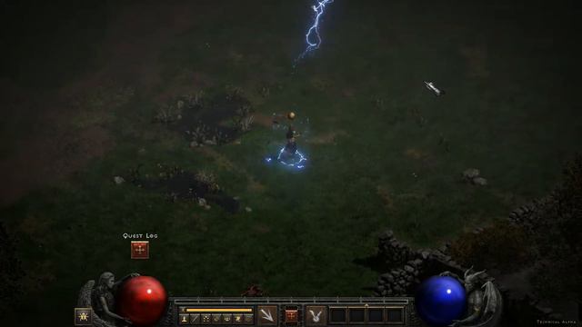 Diablo 2 Resurrected Alpha 2021. Демонстрация всех скилов сорки смотреть онлайн
