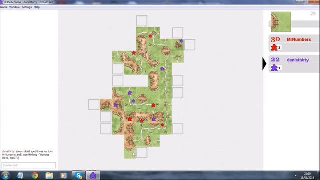 Carcassonne: danisthirty vs MrNumbers (game 2) смотреть онлайн