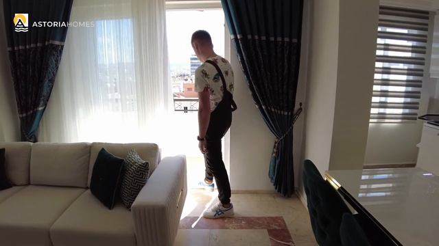Обзор квартиры 135 кв.м. Большая квартира в Махмутларе на продажу смотреть онлайн