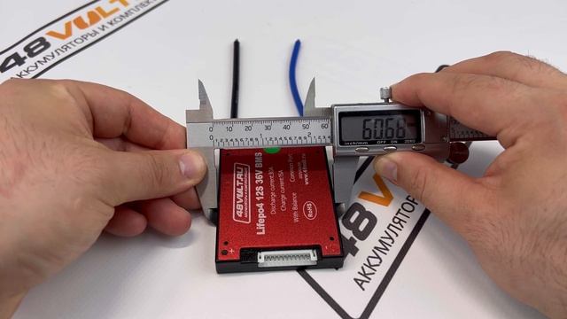 BMS LiFePO4 12S 36V 30A симметрия