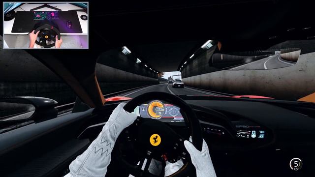 FERRARI SF90 Sradale | Assetto Corsa 4K | T300 RS Gameplay смотреть онлайн