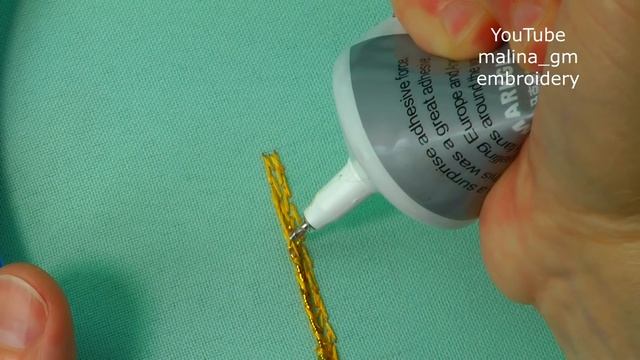Gold work embroidery | Gold work for beginners | Gold stitch смотреть онлайн