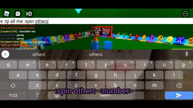 Roblox - Free admin " :spin all & :spin others " смотреть онлайн