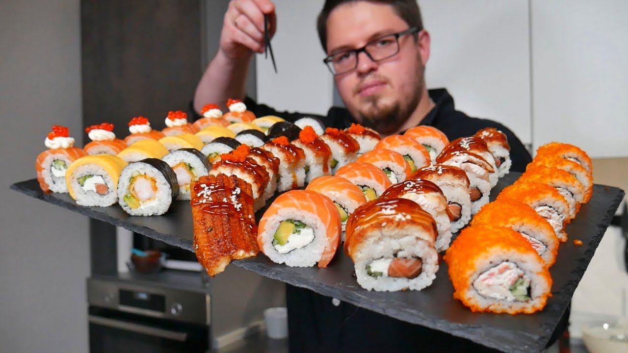 Рецепт ИДЕАЛЬНЫХ роллов в домашних условиях. Ролл Филадельфия, Ролл Калифорния. ВСЕ популярные Роллы смотреть онлайн