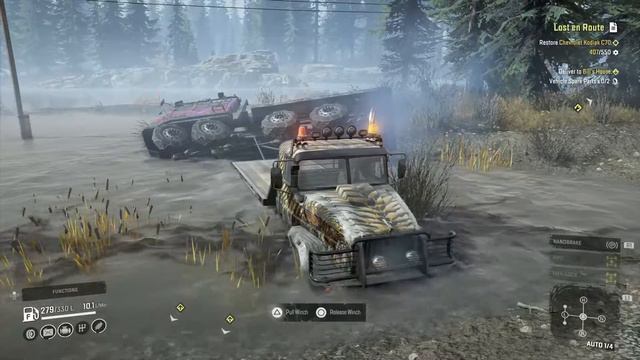 Snow runner New missions update gameplay unveiling Yukon Canada part 5 смотреть онлайн