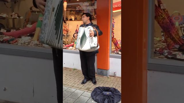 Lautari Harmonica and song on the street in Gorinchem смотреть онлайн