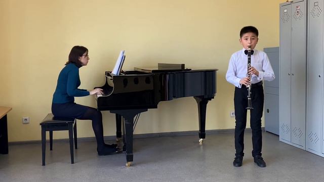 Adagio-I.S.Bach.Кларнет-Юлдашев Бахадыр(11лет).Концертмейстер-Чечнева Ольга Геннадьевна. смотреть онлайн
