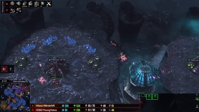 SKILLOUS РАЗБИРАЕТ МОИ ИГРЫ В PVZ | Разбор игр MindelVK от SKillous в StarCraft 2 LotV смотреть онлайн