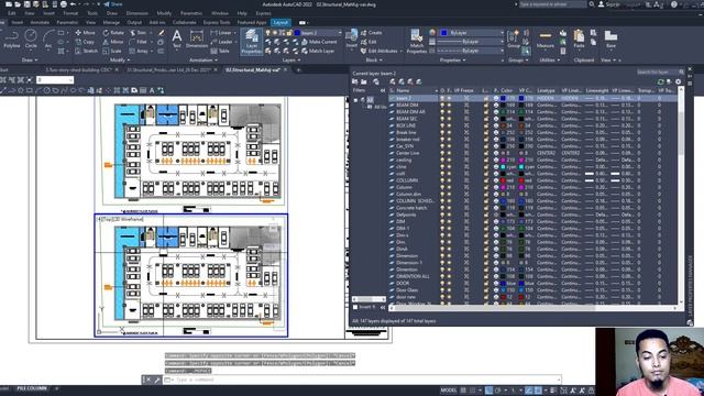 Viewport Freeze option details in AutoCAD (English) смотреть онлайн