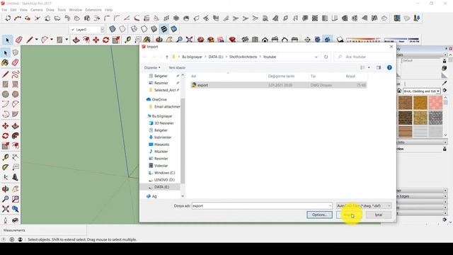 How to Import a DWG from Autocad to Sketchup смотреть онлайн
