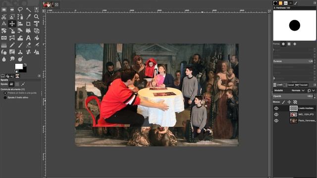 GIMP Tutorial: spostare una figura e ridimensionarla смотреть онлайн