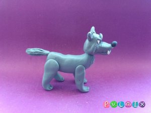 Лепим ВОЛКА (Лепим Животных) - Мастер-Классы для детей Masterclasses.