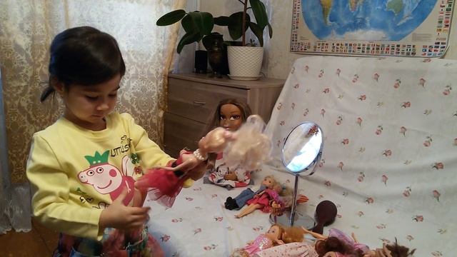 Причёски для кукол. смотреть онлайн