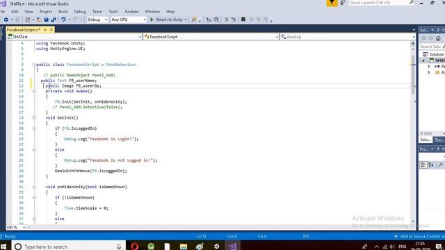 Facebook LogIn for Android , iOS , PCs in Unity #2 смотреть онлайн