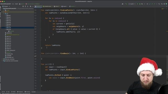 Advent of Code 2021 - Day #9 (Kotlin + GitHub Codepilot) - Lava tubes and neighbo(u)rs смотреть онлайн